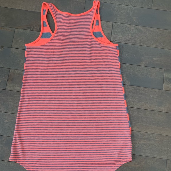 Orange and grey stripped tank top XS - Picture 3 of 3